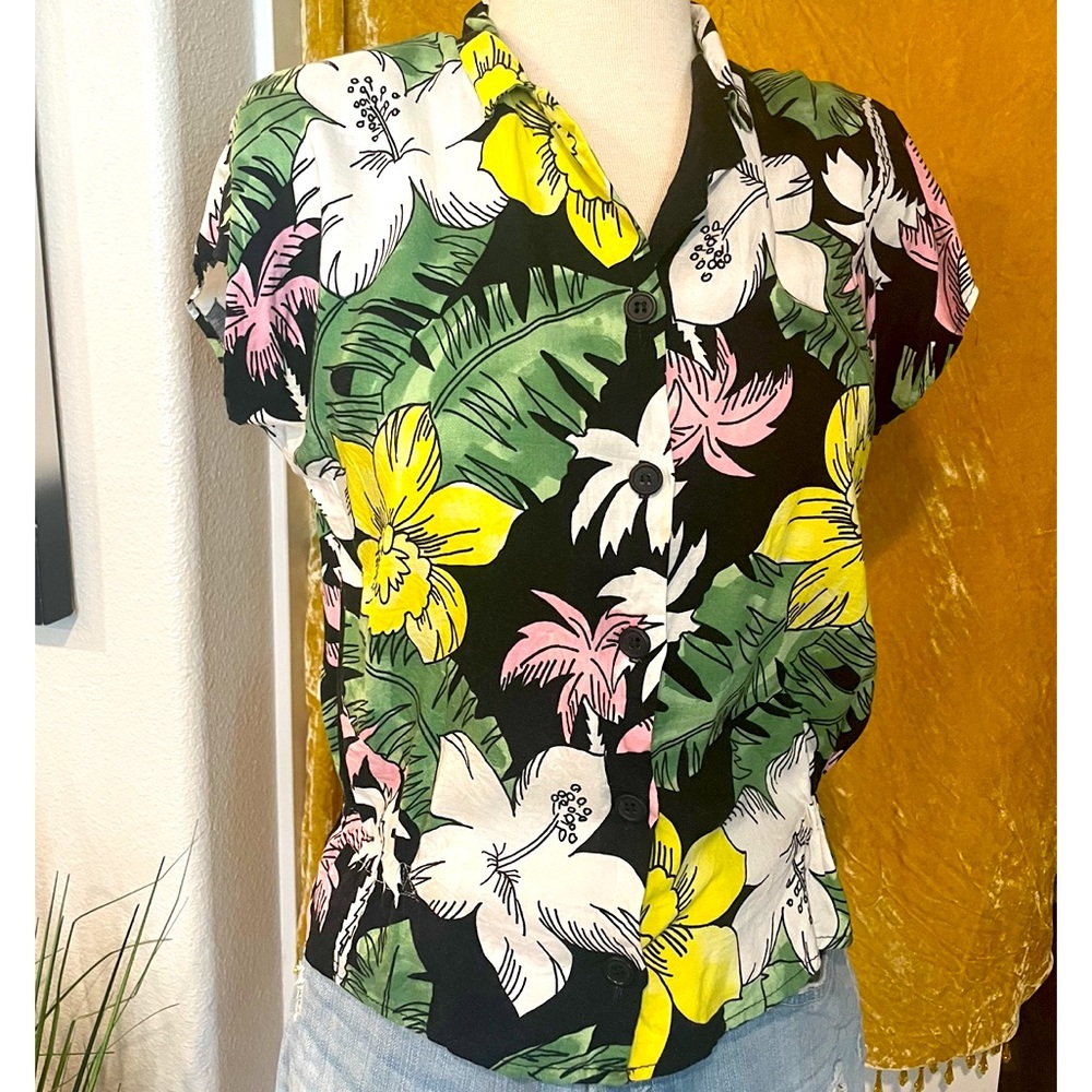CALIFORNIA KRUSH Vintage 80’s Hawaiian Top